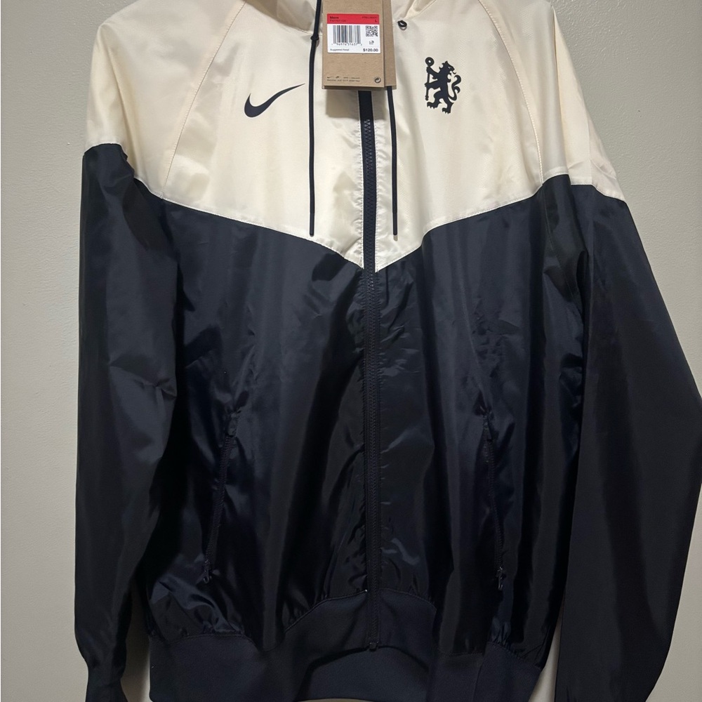 Nike Chelsea FC Soccer Sport Windrunner Jacket Natural Men’s Large FN7767-120
